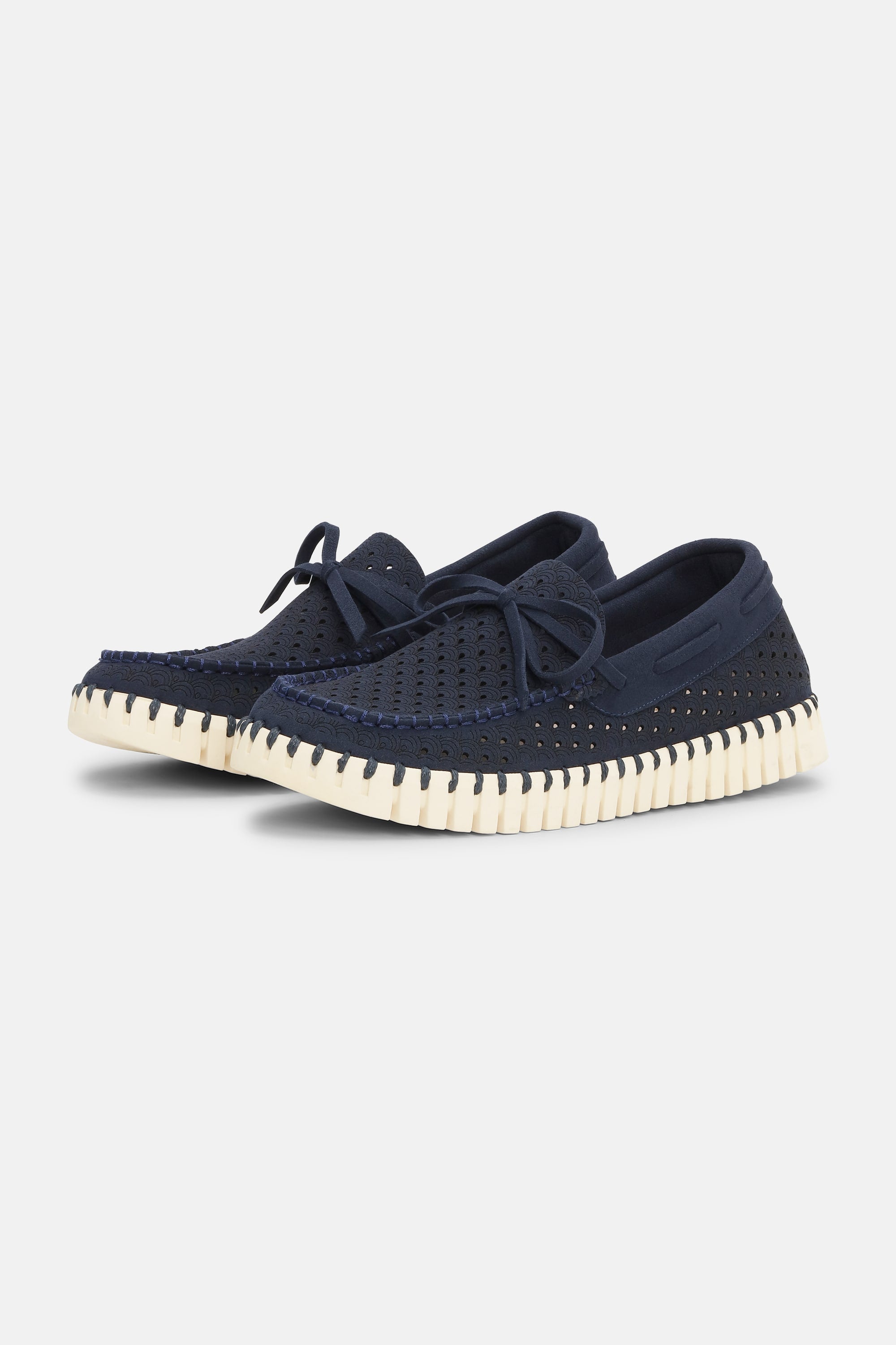 Tulip Sailor Shoe - Dark Indigo Pearled Ivory